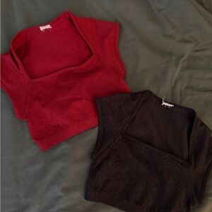 Gymshark cap sleeve Crop Top bundle